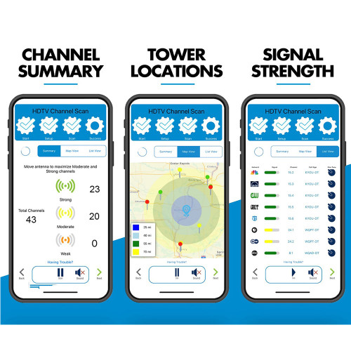 Boost XT Pro App - Different Views