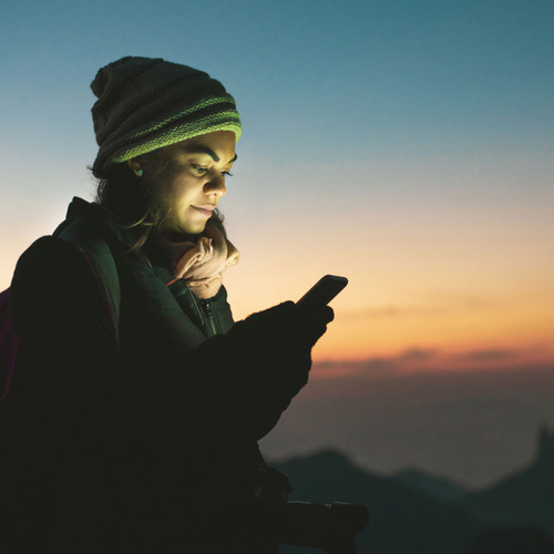 RangePro Cellular Signal Booster for RVs Enhances Voice, Text, and 4G LTE - in use 1