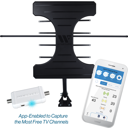 Elite Pro Smart Amplified Outdoor HDTV Antenna - App enabled