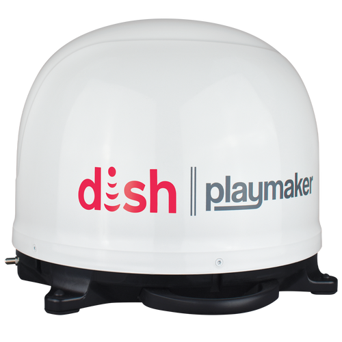 DISH Playmaker Portable Automatic Satellite Antenna side view