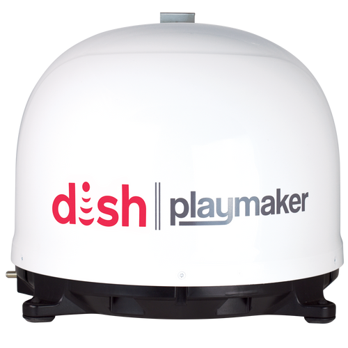 DISH Playmaker Portable Automatic Satellite Antenna with Mount - Front