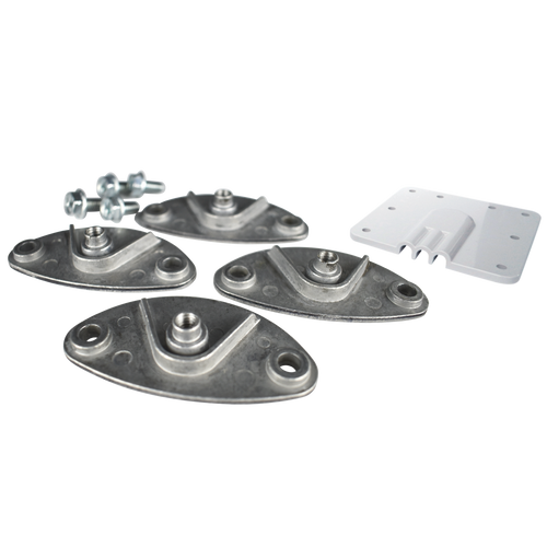 RK-4000 complete product with mounting feet, screws and cable entry plate