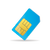 Graphic of a replacement SIM card