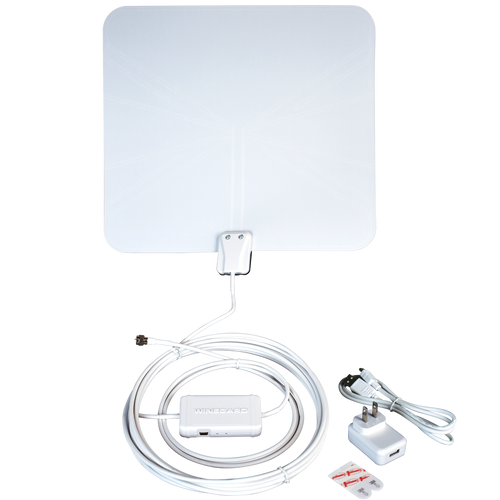 FlatWave Amped Pro Smart Amplified Indoor HDTV Antenna - Complete