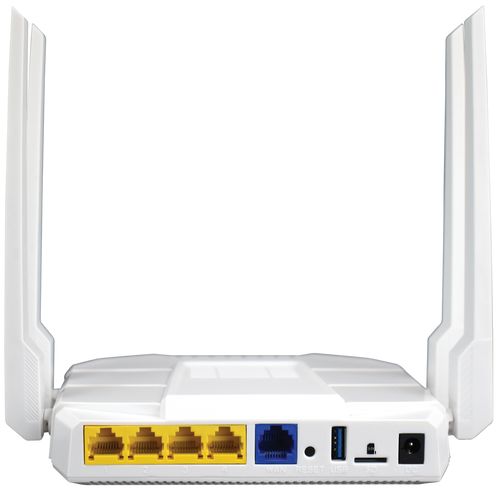 Image of the back of the Aspen LTE router